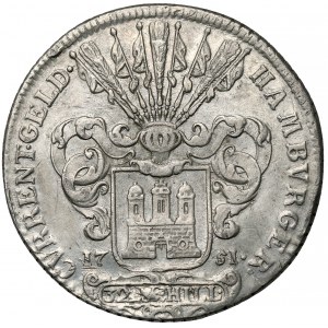 Hamburg, 32 schilling 1751 IHL
