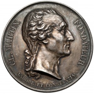 Francja, Medal 1889 - CL. Martin Fondateur