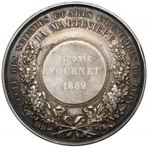 Francja, Medal 1889 - CL. Martin Fondateur