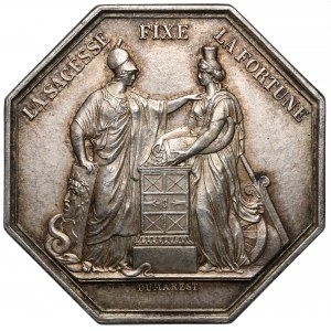 Francja, Żeton 1799/1800 - La Sagesse Fixe la Fortune