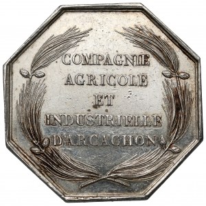 Francja, Żeton bez daty - Compagnie Agricole et Industrielle D'Arcachon