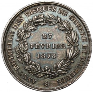 Francja, Medal 1873 - Atena