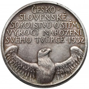 Czechosłowacja, Medal 1932 - Towarzystwo Sokół