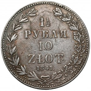 1-1/2 rubla = 10 złotych 1841 MW, Warszawa