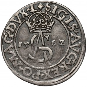 Zygmunt II August, Trojak Wilno 1562 - duża Pogoń