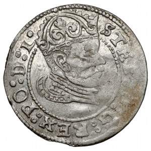 Stefan Batory, Grosz Ryga 1582 - mała głowa