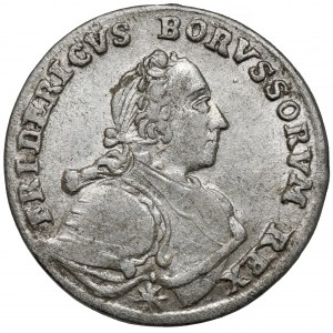 Śląsk, Fryderyk II Wielki, 1/12 talara 1752-B, Wrocław