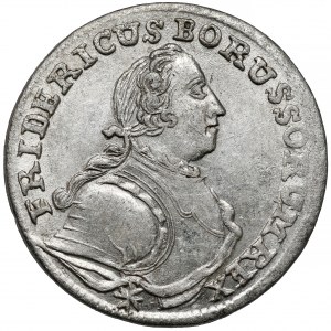 Śląsk, Fryderyk II Wielki, 1/12 talara 1752-B, Wrocław
