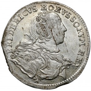 Śląsk, Fryderyk II Wielki, 1/12 talara 1751-B, Wrocław