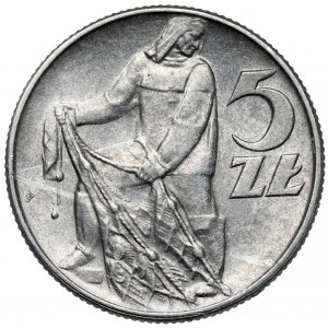 Rybak 5 złotych 1959