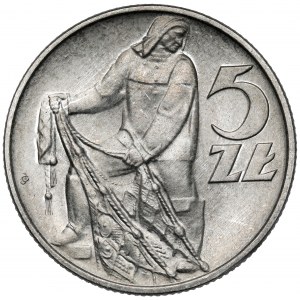 Rybak 5 złotych 1971