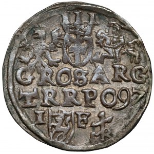 Zygmunt III Waza, Trojak Lublin 1597 - monogram