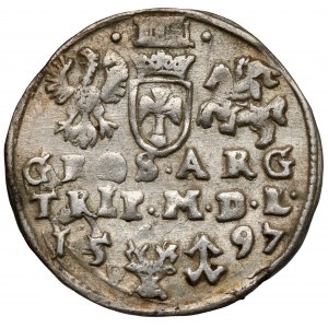 Zygmunt III Waza, Trojak Wilno 1597 - Lidman