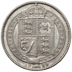 Wlk. Brytania, Wiktoria, Schilling 1889