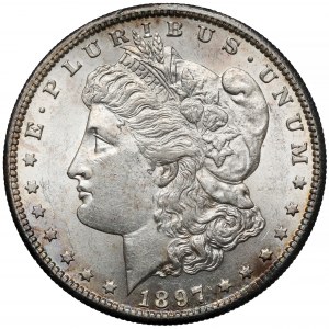USA, Dolar 1897-S, San Francisco - Morgan Dollar