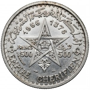 Maroko, Mohammed V, 500 franków 1956