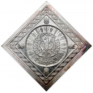 Srebrna KOPIA klipy 5 złotych 1934 Piłsudski Strzelecki