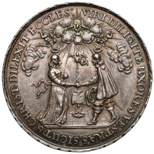 Gdańsk, Medal zaślubinowy (panowanie Władysława IV) - Jan Höhn