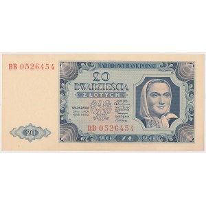 20 złotych 1948 - BB