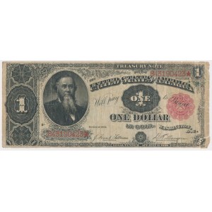 USA, 1 Dollar 1891 - z gwiazdką