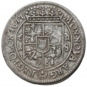 Jan III Sobieski, Ort Bydgoszcz 1677 - litery MH - rzadki