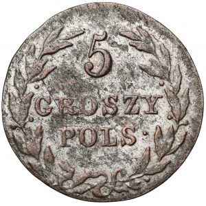 5 groszy polskich 1816 IB