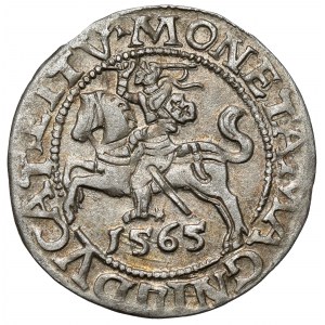 Zygmunt II August, Półgrosz Wilno 1565 - przebitka daty