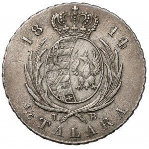 Księstwo Warszawskie, 1/6 talara 1814 IB