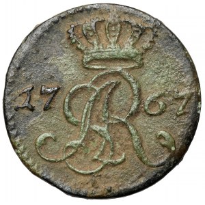Poniatowski, Szeląg 1767-G, Warszawa