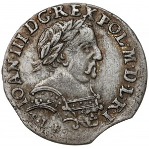 Jan III Sobieski, Szóstak Kraków 1682 - w zbroi