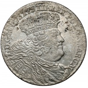 August III Sas, Dwuzłotówka Lipsk 1753 - 8 GR - masywne