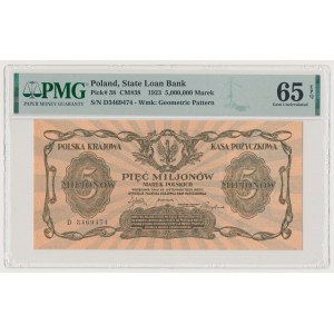 5 mln mkp 1923 - D