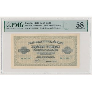 500.000 mkp 1923 - 7 cyfr - AN