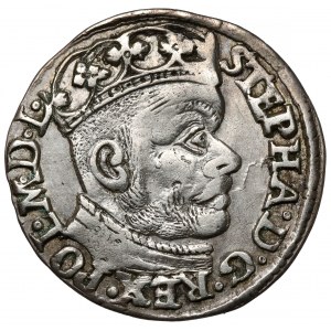 Stefan Batory, Trojak Olkusz 1584 ID - inicjały GH
