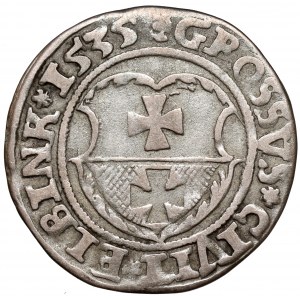 Zygmunt I Stary, Grosz Elbląg 1535