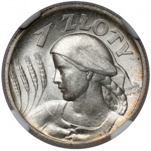 Kobieta i kłosy 1 złoty 1925