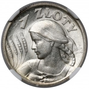 Kobieta i kłosy 1 złoty 1925