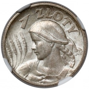 Kobieta i kłosy 1 złoty 1925