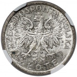 Głowa Kobiety 2 złote 1933
