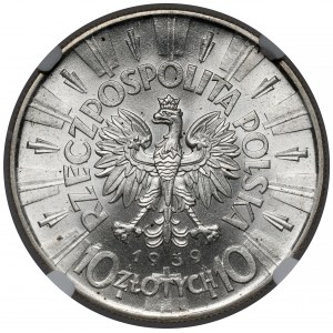 Piłsudski 10 złotych 1939
