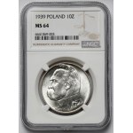 Piłsudski 10 złotych 1939