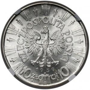 Piłsudski 10 złotych 1939
