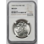 Piłsudski 10 złotych 1939