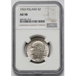 Głowa Kobiety 5 złotych 1933