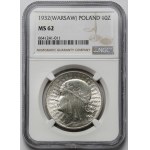 Głowa Kobiety 10 złotych 1932 zn, Warszawa