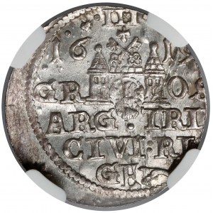 Zygmunt III Waza, Trojak Ryga 1619 - mała głowa