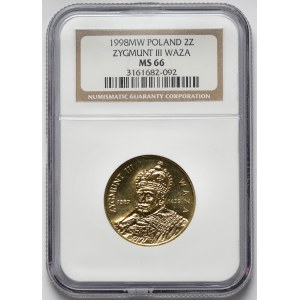 2 złote 1998 Zygmunt III Waza
