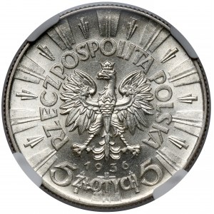 Piłsudski 5 złotych 1936