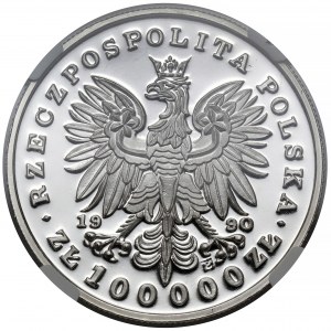 Mały Tryptyk 100.000 złotych 1990 Piłsudski