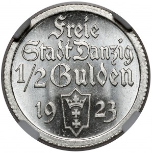 Wolne Miasto Gdańsk, 1/2 guldena 1923